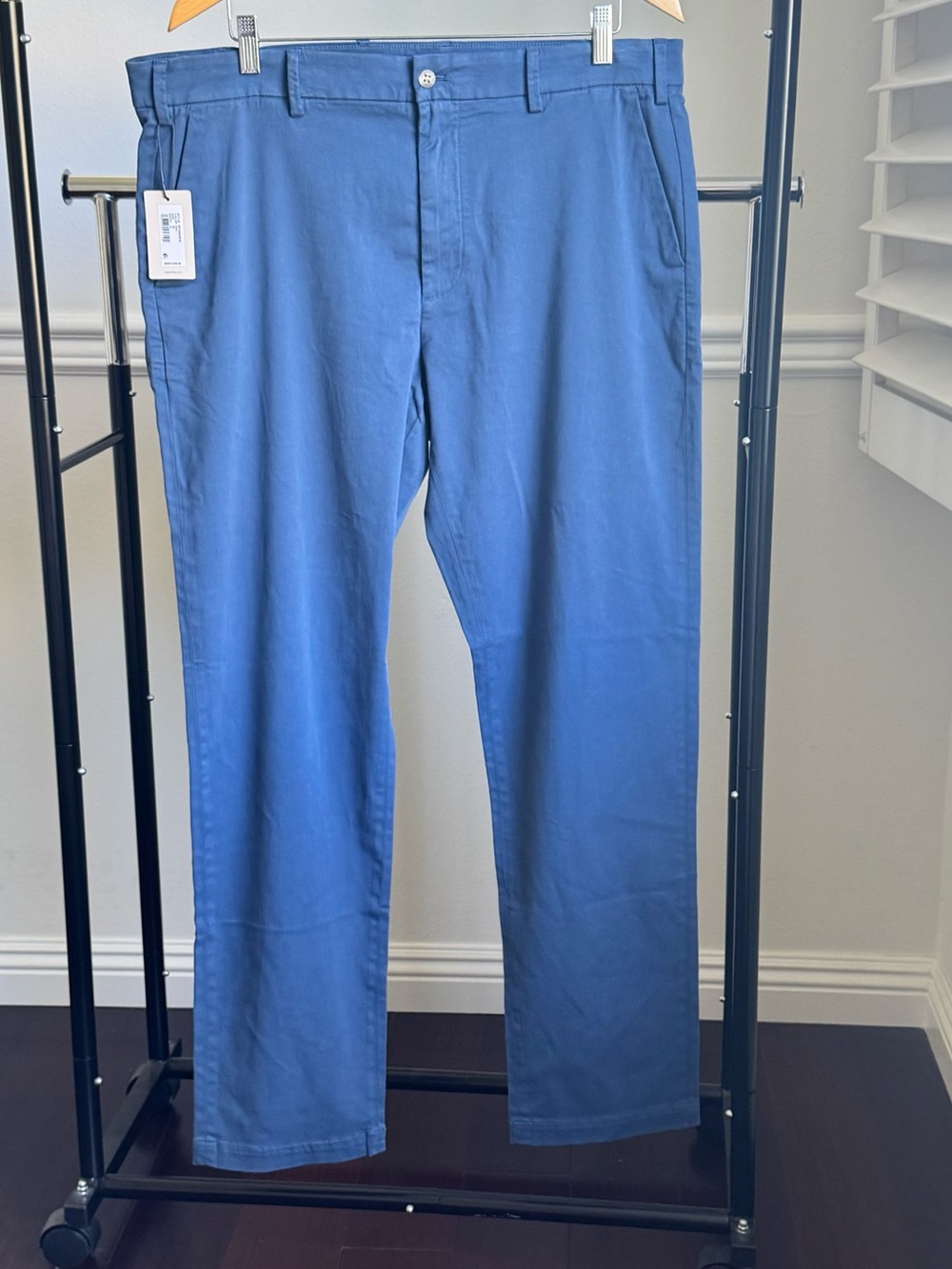 Peter Millar Crown Signature Sateen Pant Classic Fit Navy 38x32 Cotton Blend NWT
